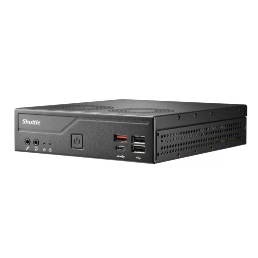 Shuttle Slim PC DH810 1,35 liter méretű számítógép Fekete LGA 1851 (Socket V1)