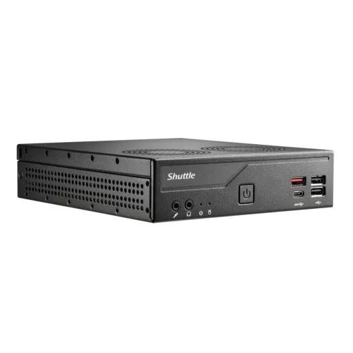 Shuttle Slim PC DH810 1,35 liter méretű számítógép Fekete LGA 1851 (Socket V1)