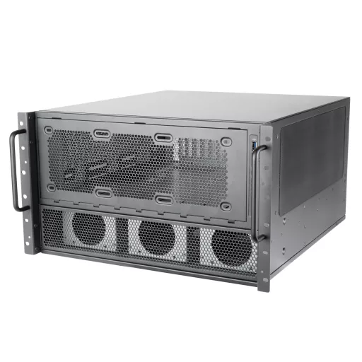Silverstone RM600 Rack Fekete