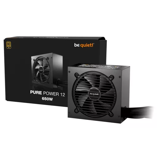 be quiet! PURE POWER 12 650W 20+4 pin ATX ATX Fekete