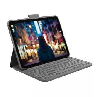   Logitech 920-011426 billentyűzet mobil eszközhöz QWERTY Spanyol Bluetooth Szürke