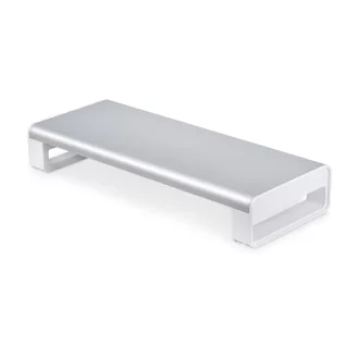 StarTech.com 1MFSW-MONITOR-RISER asztali TV konzol Ezüst