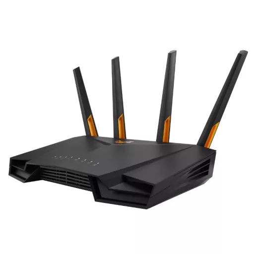 ASUS TUF-AX4200 vezetéknélküli router Gigabit Ethernet Kétsávos (2,4 GHz / 5 GHz) Fekete