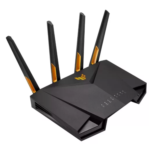 ASUS TUF-AX4200 vezetéknélküli router Gigabit Ethernet Kétsávos (2,4 GHz / 5 GHz) Fekete