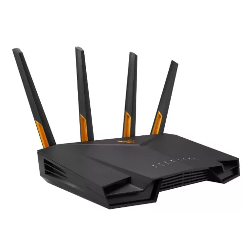 ASUS TUF-AX4200 vezetéknélküli router Gigabit Ethernet Kétsávos (2,4 GHz / 5 GHz) Fekete