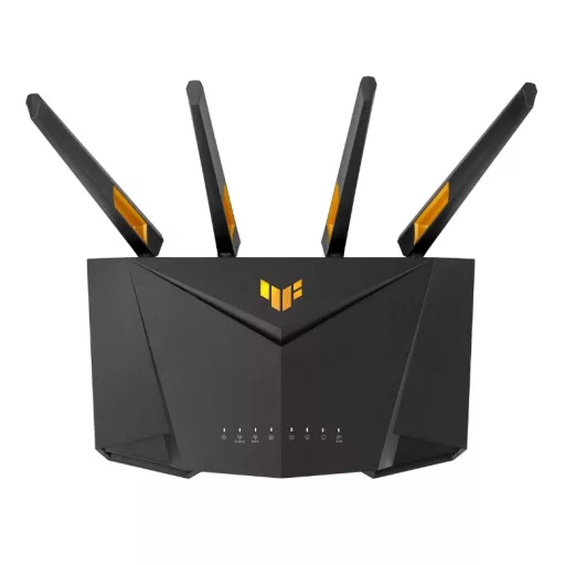 ASUS TUF-AX4200 vezetéknélküli router Gigabit Ethernet Kétsávos (2,4 GHz / 5 GHz) Fekete