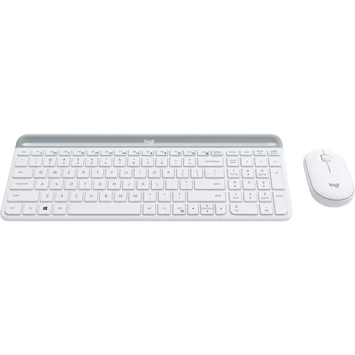 Logitech 920-009205 billentyűzet Egér mellékelve Univerzális Vezeték nélküli RF QWERTY Nemzetközi amerikai Fehér