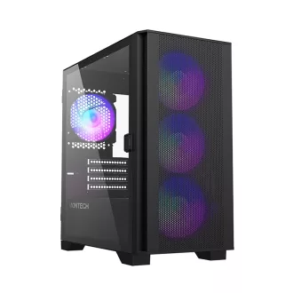 Montech Air 100 ARGB Mini Tower Fekete
