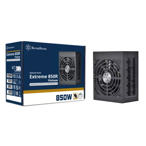 Silverstone SST-EX850R-PM 850 W 20-pin ATX SFX Fekete