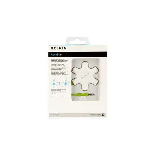 Belkin F8Z274BT audio elosztó Zöld, Fehér