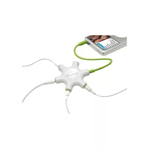 Belkin F8Z274BT audio elosztó Zöld, Fehér
