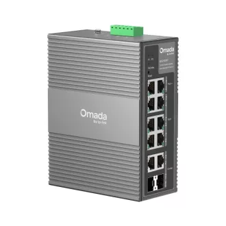   TP-Link Omada IES210GPP hálózati kapcsoló Vezérelt Gigabit Ethernet (10/100/1000) Ethernet-áramellátás (PoE) támogatása DIN rail Szürke