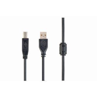   Gembird 1.8m USB 2.0 A/B M USB kábel 1,8 M USB A USB B Fekete