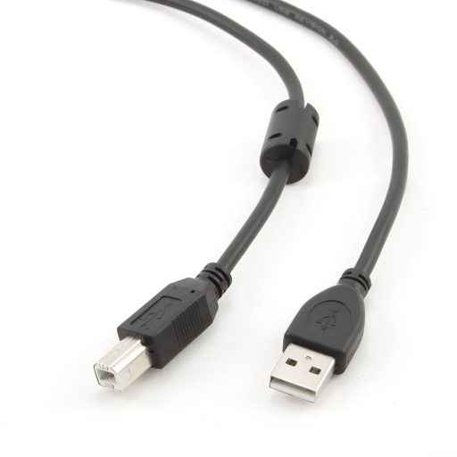 Gembird 1.8m USB 2.0 A/B M USB kábel 1,8 M USB A USB B Fekete