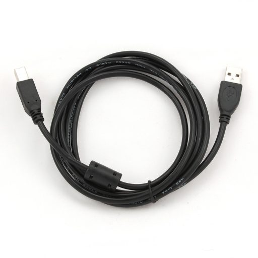 Gembird 1.8m USB 2.0 A/B M USB kábel 1,8 M USB A USB B Fekete