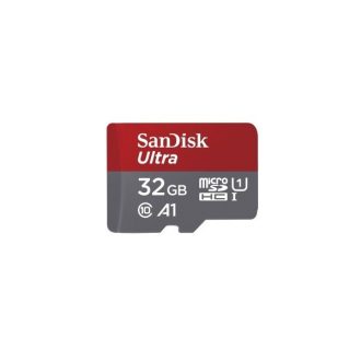   Sandisk 32GB microSDHC Ultra Class 10 UHS-I A1 (Android) + adapterrel