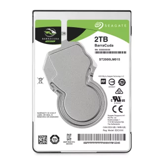   Seagate Barracuda 2.5" 2 TB 5400 RPM 128 MB 2.5" Serial ATA III