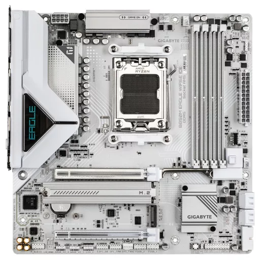GIGABYTE B850M EAGLE WIFI6E ICE AMD B850 Socket AM5 Micro ATX