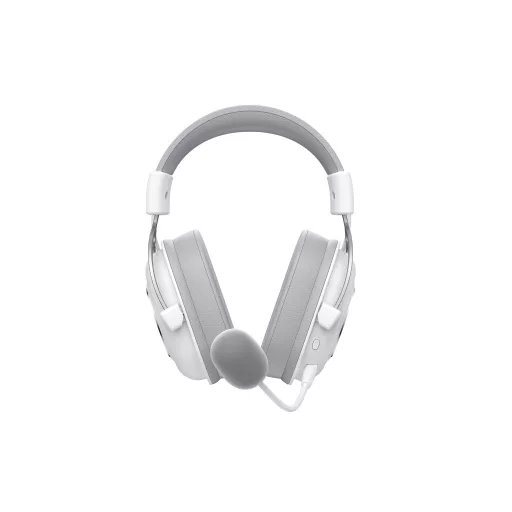 Havit H2002YG (White and grey) Fejhallgató Vezetékes és vezeték nélküli Fejpánt Játék Bluetooth Szürke, Fehér