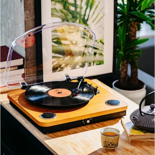 Turntable AD1914 Wood USB Bluetooth