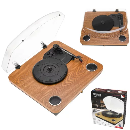 Turntable AD1914 Wood USB Bluetooth