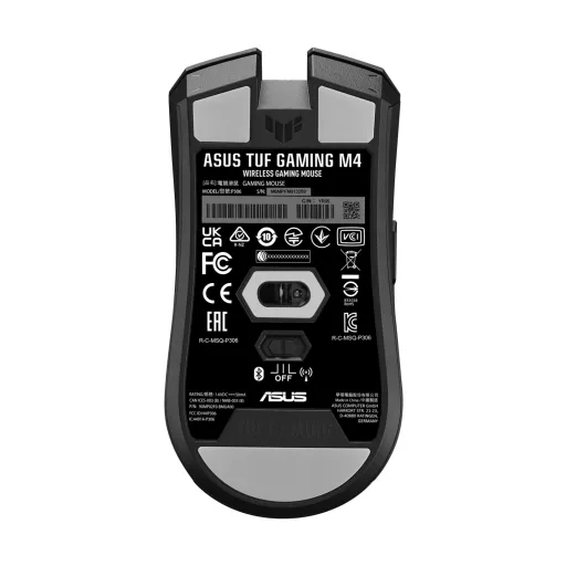 ASUS TUF Gaming M4 Wireless egér Játék Jobbkezes RF vezeték nélküli + Bluetooth Optikai 12000 DPI