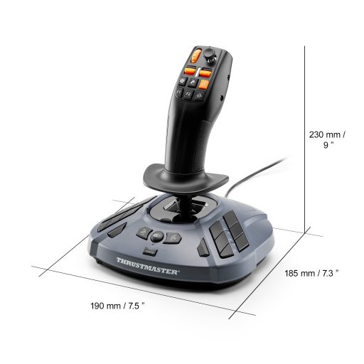 Thrustmaster SimTask FarmStick Szürke USB Joystick Analóg/digitális PC