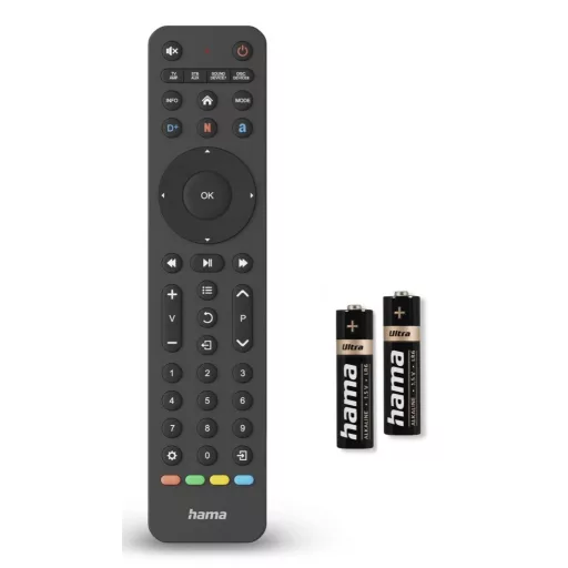 Hama 00221055 távirányító Vezeték nélküli infravörös TV Nyomógombok