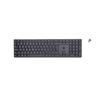   HP 450 Programmable Wireless Keyboard billentyűzet Otthoni RF Wireless + USB QWERTY Fekete