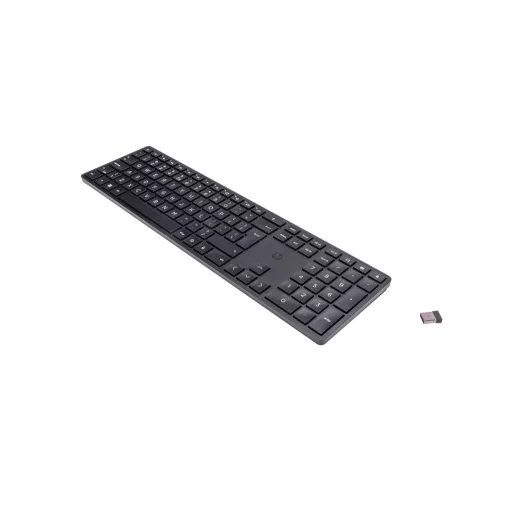 HP 450 Programmable Wireless Keyboard billentyűzet Otthoni RF Wireless + USB QWERTY Fekete