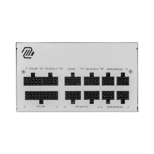 MSI MAG A850GL PCIE5 WHITE 850 W 20+4 pin ATX ATX Fehér
