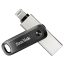 SanDisk iXpand USB flash meghajtó 64 GB USB Type-A / Lightning 3.2 Gen 2 (3.1 Gen 2) Fekete, Ezüst