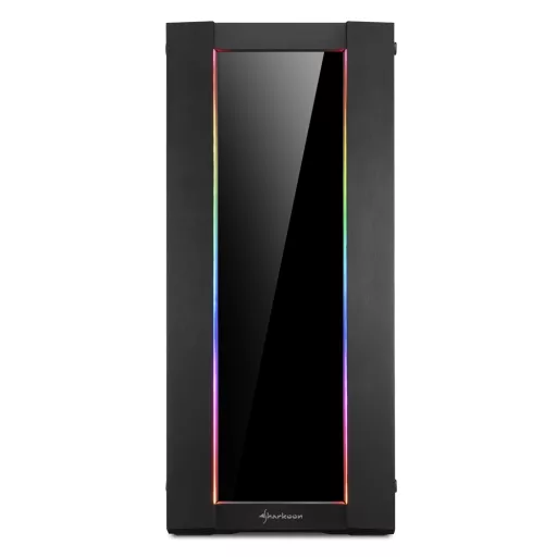 Sharkoon ELITE SHARK CA200G Midi Tower Fekete