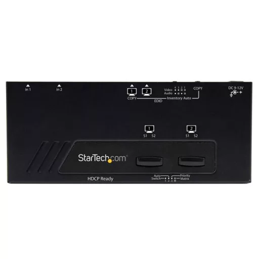 StarTech.com VS222HDQ videojel kapcsoló HDMI