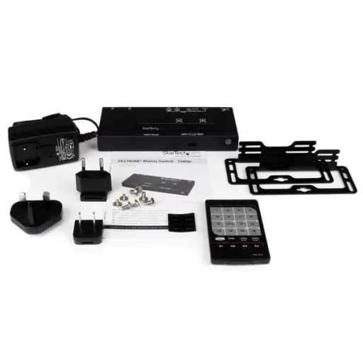 StarTech.com VS222HDQ videojel kapcsoló HDMI