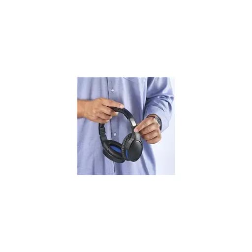 Hama 00184160 fejhallgató és headset Vezetékes és vezeték nélküli Fejpánt Hívás/zene USB C-típus Bluetooth Fekete, Kék