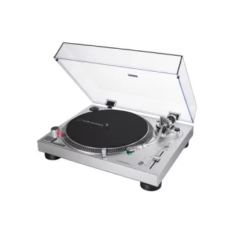   Audio-Technica AT-LP120X Közvetlen hangsávos lemezjátszó Ezüst Kézi