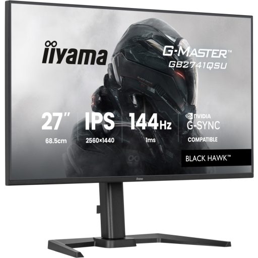 iiyama G-MASTER GB2741QSU-B1 68,6 cm (27") 2560 x 1440 pixelek 4K Ultra HD LED Fekete