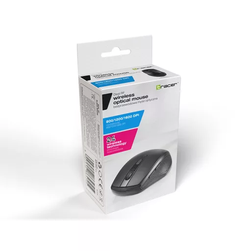 Tracer TRAMYS46729 egér Irodai Jobbkezes Vezeték nélküli RF Optikai 1600 DPI