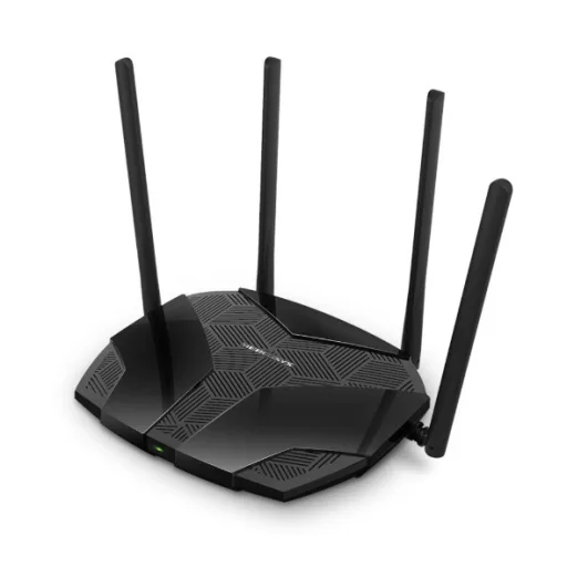 Mercusys MR80X vezetéknélküli router Gigabit Ethernet Kétsávos (2,4 GHz / 5 GHz) Fekete