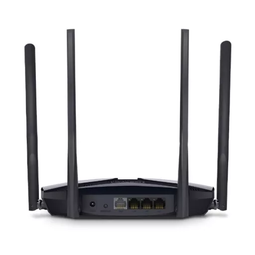 Mercusys MR80X vezetéknélküli router Gigabit Ethernet Kétsávos (2,4 GHz / 5 GHz) Fekete