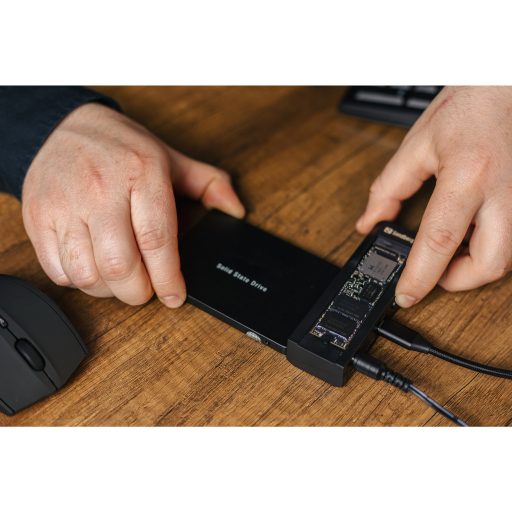 Sandberg 136-49 dokkoló állomás tárolóegységhez USB 3.2 Gen 2 (3.1 Gen 2) Type-C Fekete