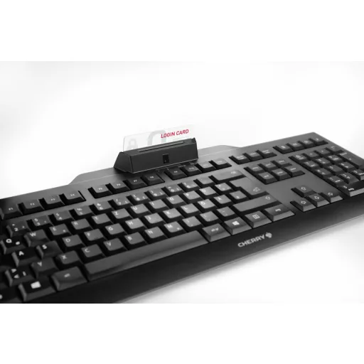 CHERRY JK-A0100CS-2 billentyűzet Szolgáltatás USB QWERTZ Cseh, Szlovák Fekete