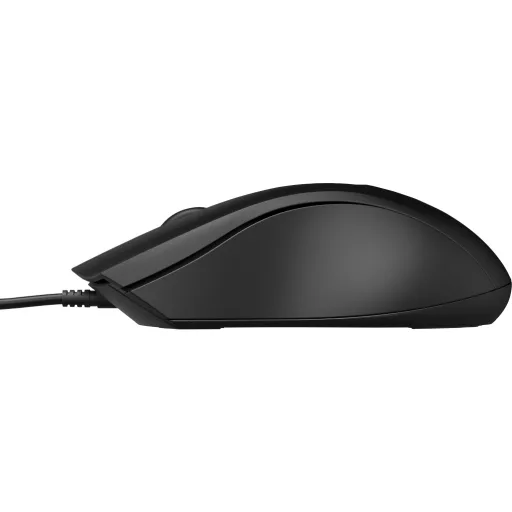 HP Wired Mouse 100 egér Irodai Kétkezes USB A típus Optikai 1600 DPI