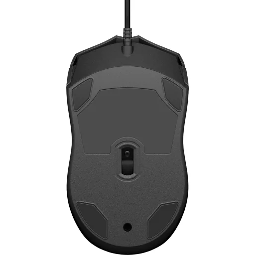 HP Wired Mouse 100 egér Irodai Kétkezes USB A típus Optikai 1600 DPI