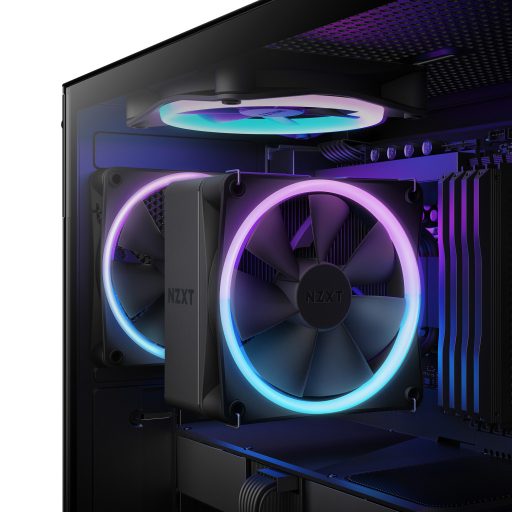 NZXT T120 RGB Processzor Hűtő 12 cm Fekete 1 db