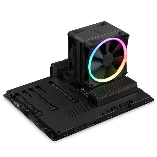 NZXT T120 RGB Processzor Hűtő 12 cm Fekete 1 db