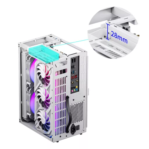 Jonsbo VR3 Mini Tower Fehér