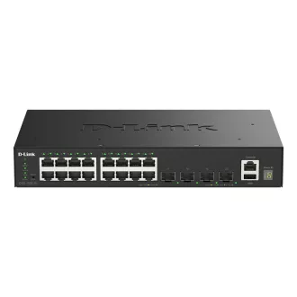   D-Link DGS-1530-20/E hálózati kapcsoló Vezérelt L2 Gigabit Ethernet (10/100/1000) Fekete