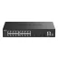 D-Link DGS-1530-20/E hálózati kapcsoló Vezérelt L2 Gigabit Ethernet (10/100/1000) Fekete